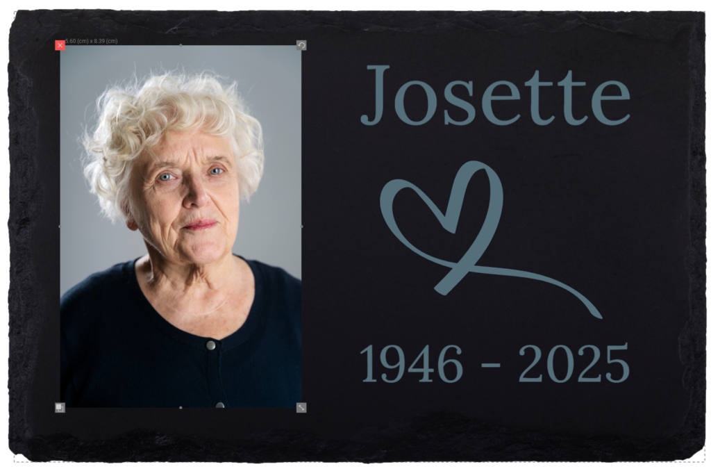 Outil de conception de plaque funéraire personnalisée